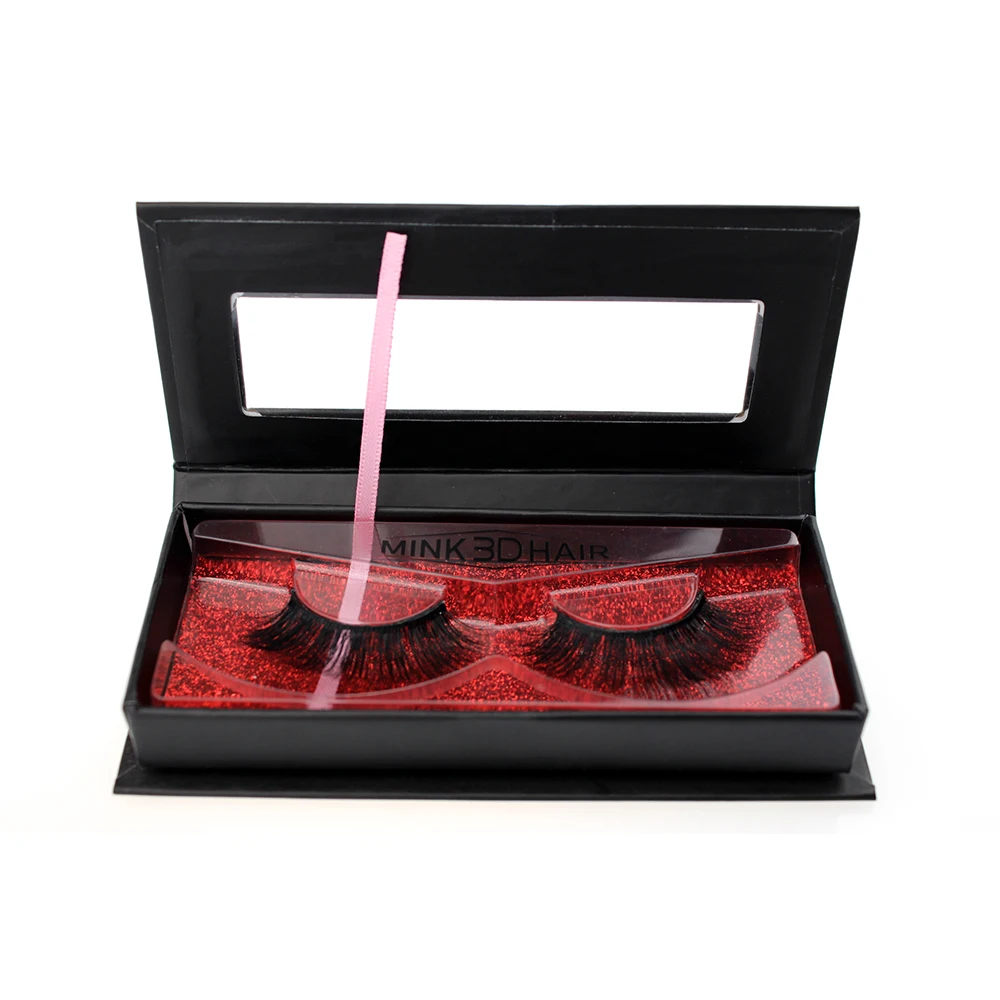 

100 pairs Wholesale Square False Eyelash Packaging Box Custom Logo Individual Fake 3d Mink Lash Extension Boxes Faux Cils Empty