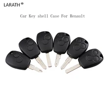 LARATH 2/3 Buttons Key Case For Renault Duster Modus Clio 3 Twingo DACIA Logan Sandero Keys Fob Remote Shell Replacement