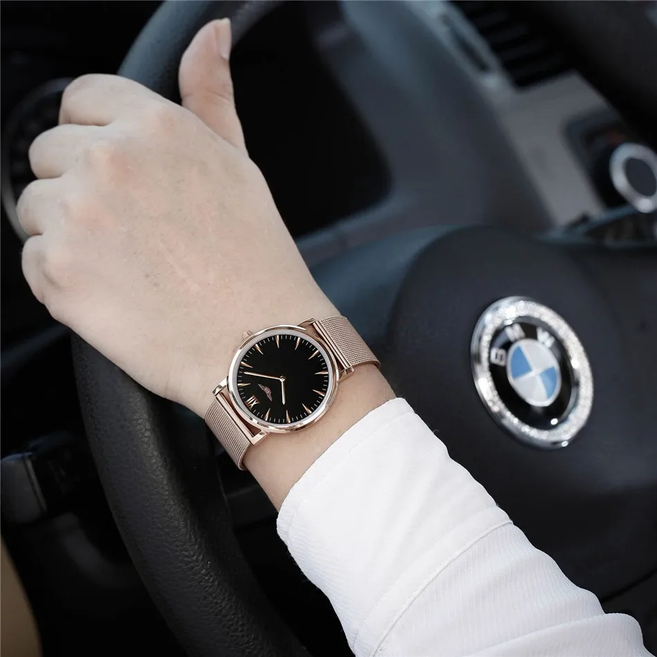 Watch Men GUANQIN Relogio Masculino Gold Simple Mens Watches Top Brand Luxury Ultra Thin Quartz Watch New Year Gifts for Friends (7)