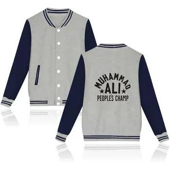 

MUHAMMAD ALI print fashion sport hip hop Baseball Jacket men women Hoodies Sweatshirt casual harajuku Jackets coat top plus size