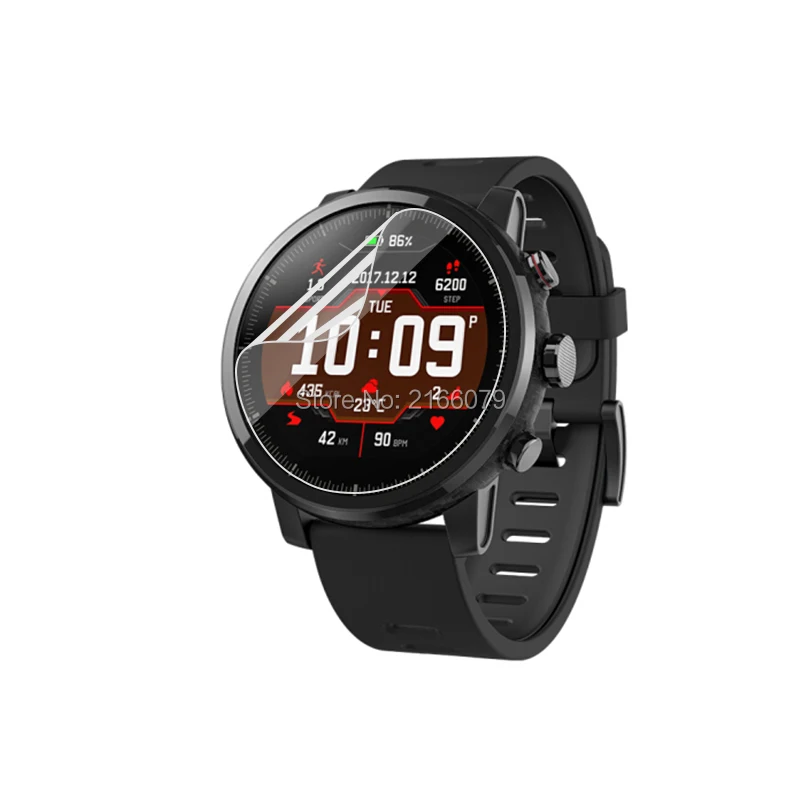 5 шт. для спортивных смарт часов Xiaomi Huami Amazfit Stratos Pace 2 2S мягкая защитная пленка