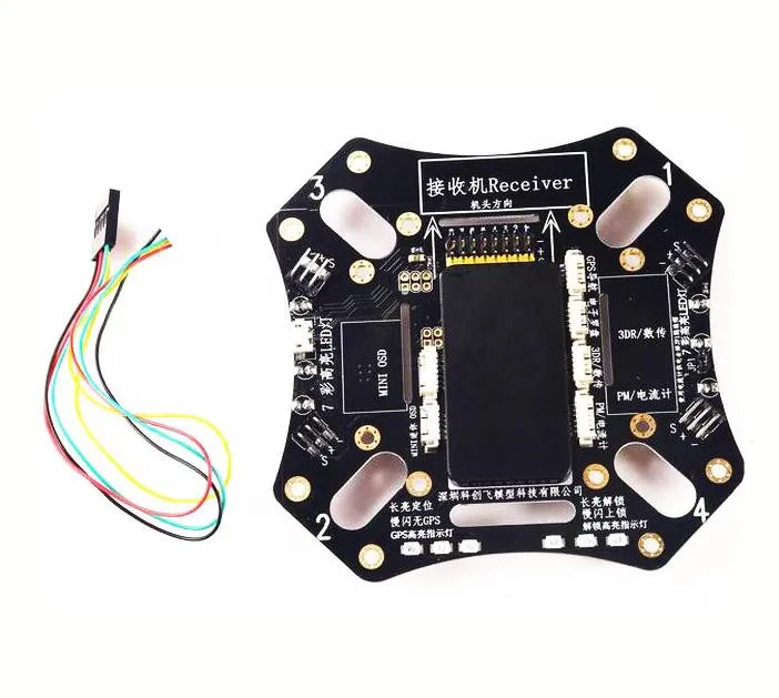 

Integrated APM Flight Control Upper Board Flight Control Board Highlight LED GPS Light Unlock Light for F450 Quadcopter Drone