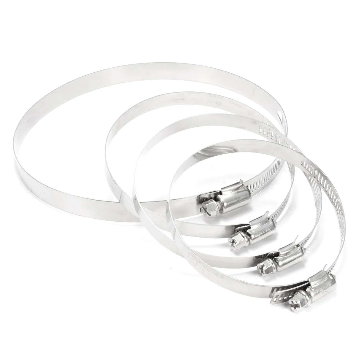 Stainless Steel Jubilee Type Clip 80-100mm Pack Size 1 Worm Gear