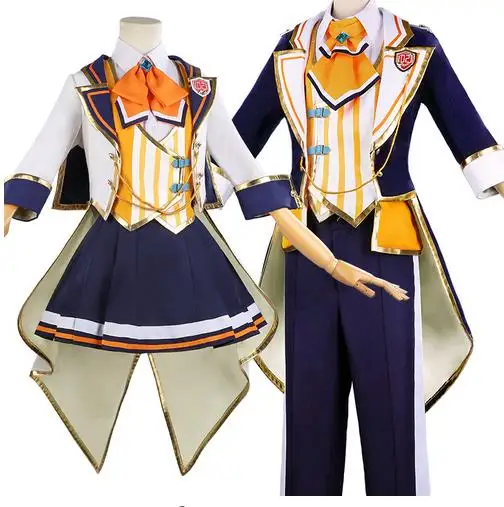 

2018 hot Anime Vocaloid Kagamine Rin/Ren 10th Anniversary Live School Uniform Cosplay Free Shipping