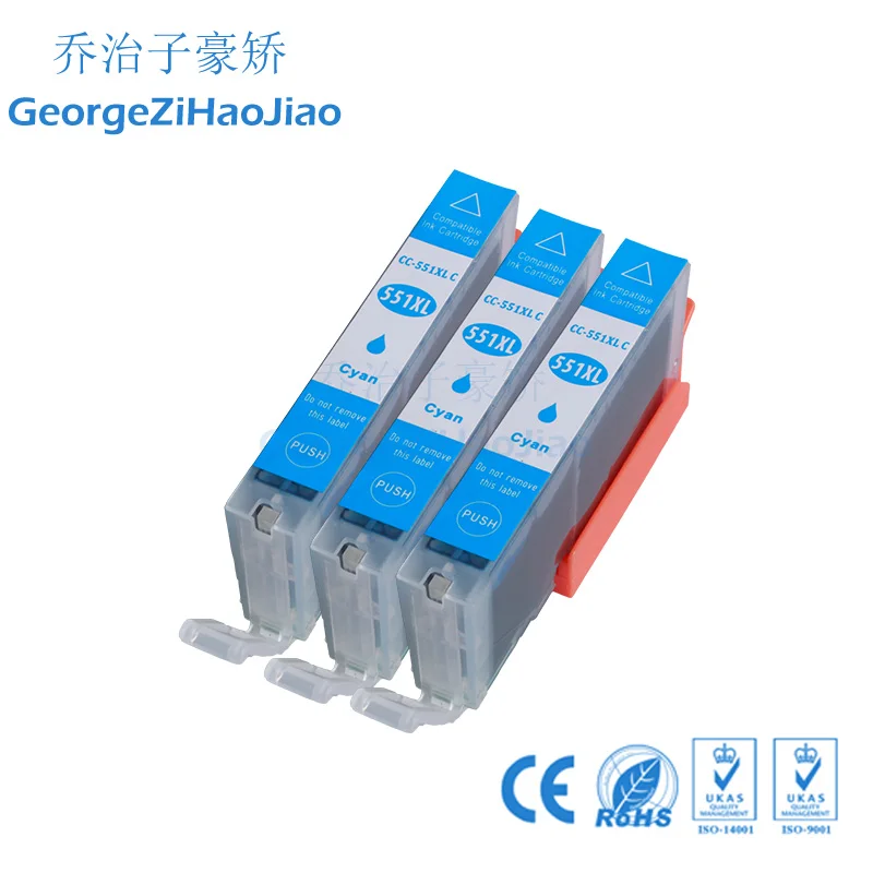 

3C 550XL Compatible 550 551 XL Ink Cartridge Replacement for Canon PGI-550XL PGI550 PGI 550 for PIXMA IP7250 MG5450