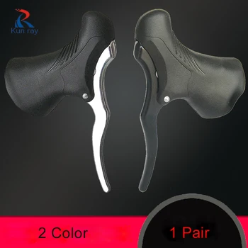 

1 Pair Lightweight Auminum Alloy Single Brake Handle Brake Handle Lever 22.2-23.8mm MTB Bike Fixedr/Road Gear Bike Accessories