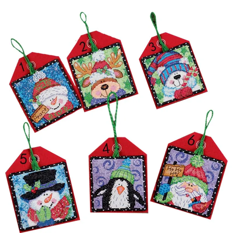 

christmas decorations for home DIY Cross Stitch Christmas card painting Diamond Embroidery Patterns rhinestones 10