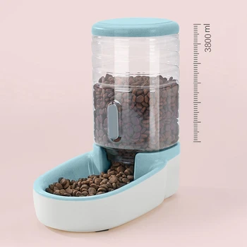 

3.8L Pet Automatic Feeder Dog Cat Drinking Bowl For Dog Water Drinking Cat Feeding Dispenser Pet Cat Dog with Non-slip Base Pro