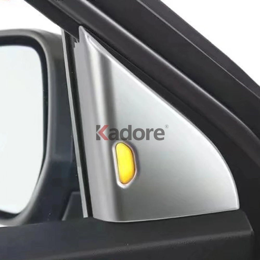 For Nissan Kicks 2016 2017 2018 ABS Car Front Door Pillar Triangle Cover Trim
