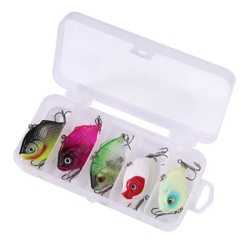  5pcs/set Wobblers Fishing Hard Lure Baits Full Swimming Bionic 79g Colorful