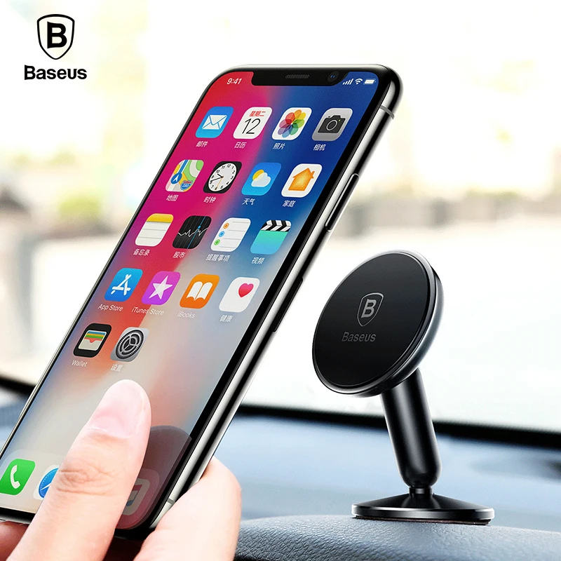 Магнитный автомобильный держатель Baseus для iPhone, samsung, держатель мобильного телефона для Xiaomi, 360 градусов, gps, автомобильный держатель для смартфона, подставка