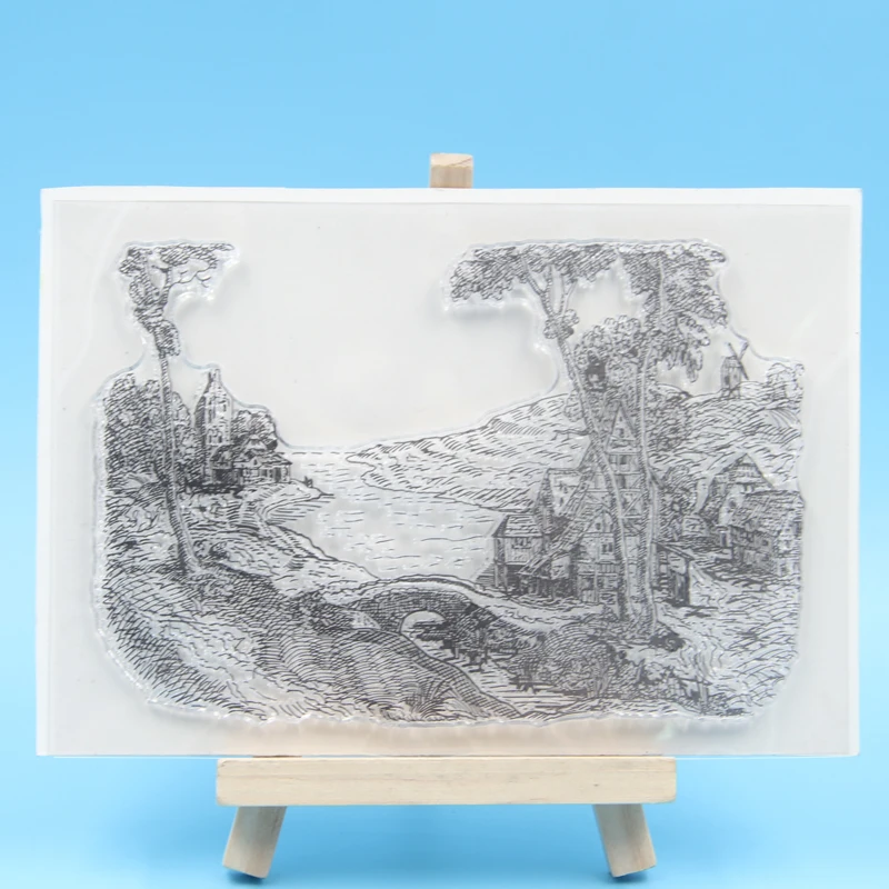 

Landscape Transparent Clear Stamp for DIY scrapbooking/Card Making B05