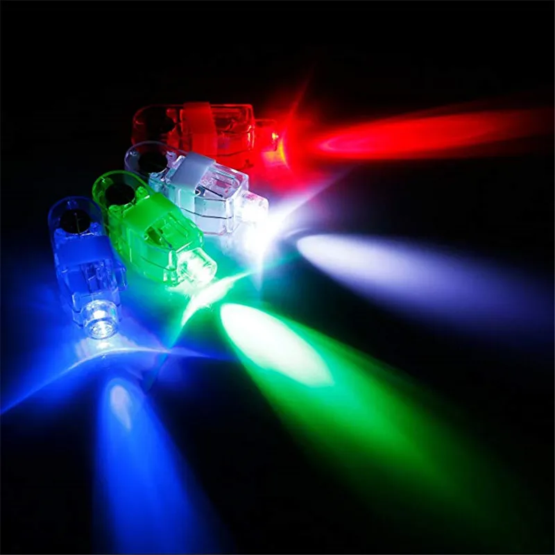 LED Finger Lights Party Favors, Bulk Toys for Easter, Halloween