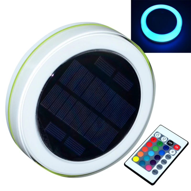 Luzes da Noite Solar Piscina Controle Remoto 16 Cores Flutuante Paisagem Lagoa Luzes Subaquáticas Lâmpada Led Luz Rgb 13 16 cores flutuante paisagem luzes da noite