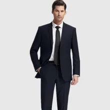 Новые сшитое мужские костюмы модные мужские свадебные смокинги костюмы Черный нагрудные Жених костюмы дружки смокинги Костюм(куртка+ Штаны