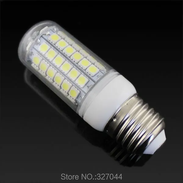 100 шт./лот 69leds SMD5050 1200lm E27 12 Вт Светодиодная лампа G9 220 В белый/ теплый белый