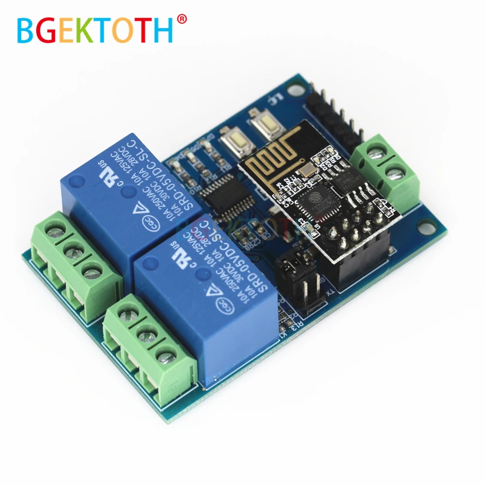 5 В ESP8266 ESP-01 2 канала Wi-Fi модуль реле 2-реле канала модуль для IOT умный дом телефон приложение контроллер