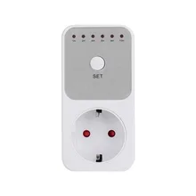 Светодиодный мини-переключатель с таймером обратного отсчета, 120 В, 15а, 1 ч-10 ч, розетка, штепсельное управление временем для кухонного электроприбора, штепсельная вилка стандарта США, ЕС и Австралии