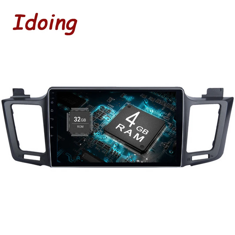 

Idoing 1Din 10.2" 4GB+32GB 8Core Car GPS Player For Toyota RAV4 2014 Android8.0/7.1 Steering-Wheel Navigation Fast Boot NO DVD