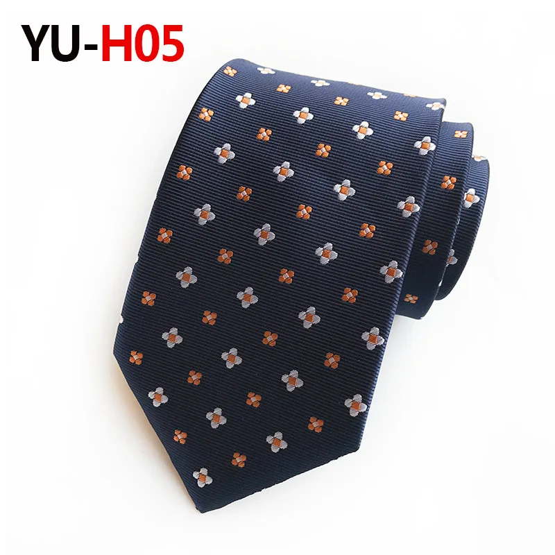 20 видов стилей Цветочные Галстуки для мужчин свадебные деловые рождественские жаккардовые граваты шелковые галстуки 8 см модные мужские галстуки Corbatas - Цвет: YUH05