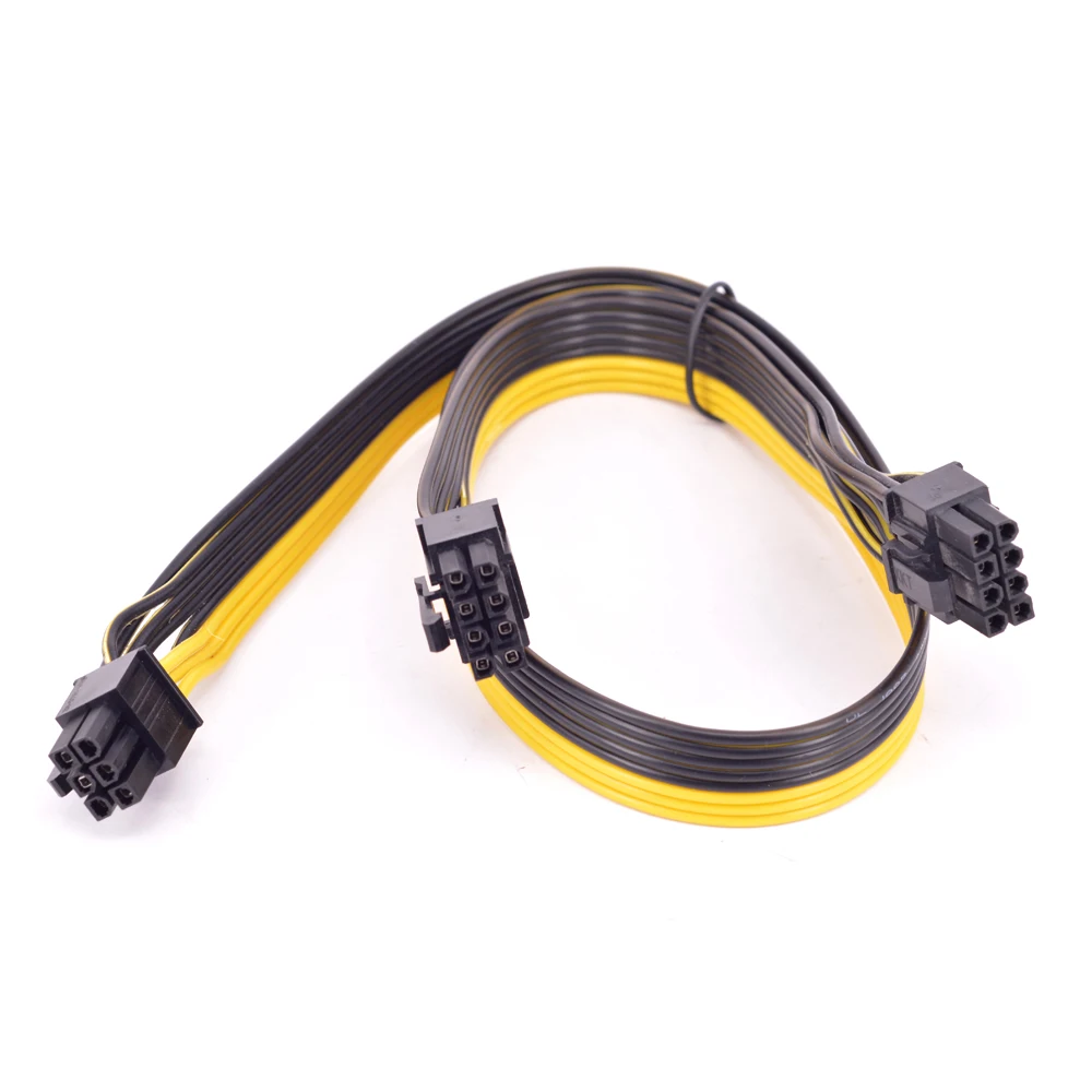 PCIe 6 Pin to Dual 6+2 Pin 8 GPU 6Pin to 8pin Power Supply Cable For Cooler Master Silent Pro Gold 1200W Modular PSU