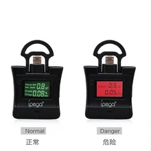 Apple/Android 2IN1 цвет Алкотестеры с ЖК дисплей цифровой дисплей и голосовой сигнализации функция работает на смартфон без Blowpipe