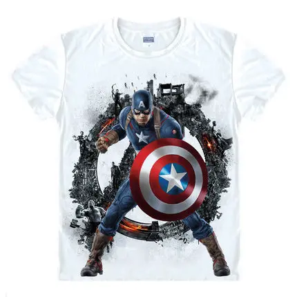 Avengers T-Shirt featuring Ironman, Captain America, Iron Men, Hawkeye, Black Widow, and Hulk by Marvel - Super Hero 3D Print Tee Shirt image 5