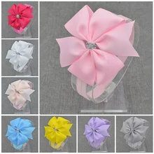 2016 Brand New Baby Silver Bow Headband Hair Bowknot Headbands Girls Bows Headband Toddler Headwear Infant Hair Accessories