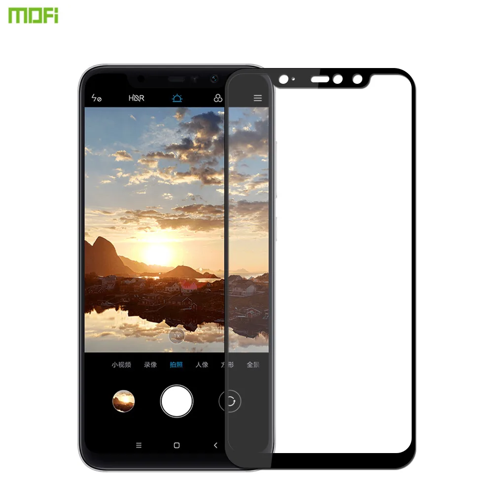 Global Version Xiaomi Redmi Note 6 Pro Glass 6.26 inch MOFi Original Tempered Screen Protector | Мобильные телефоны и