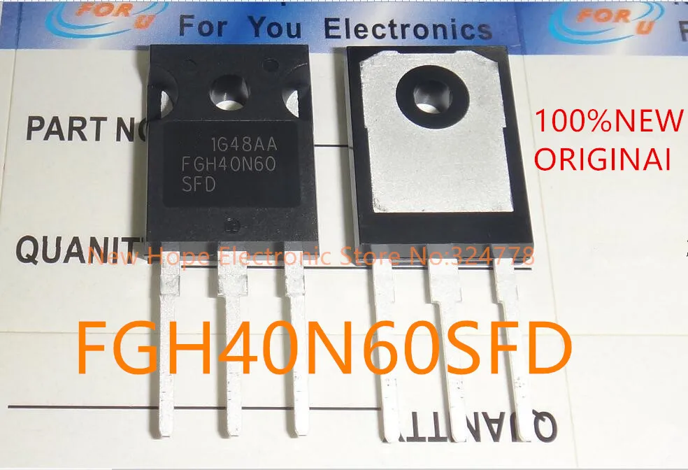 10 шт. IC, и аутентичный с FGH40N60SFD FGH40N60 40N60 600V 40A с изолированным затвором(IGBT)-247