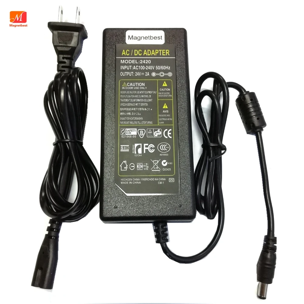 GOOD LEAD 24V 1.75A AC DC Switching Power Adapter For Dymo Labelwriter 450 Label Printer 