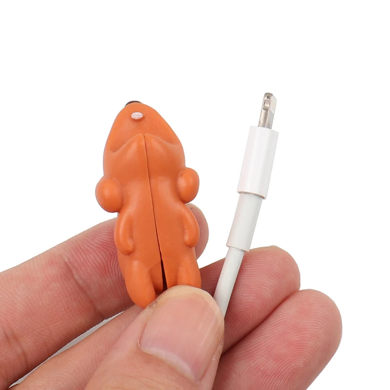 Симпатичные защита для зарядки кабель USB Организатор зубастики для iphone кабель животных протектор кабель укус управления Шнур проволока заставка chompers