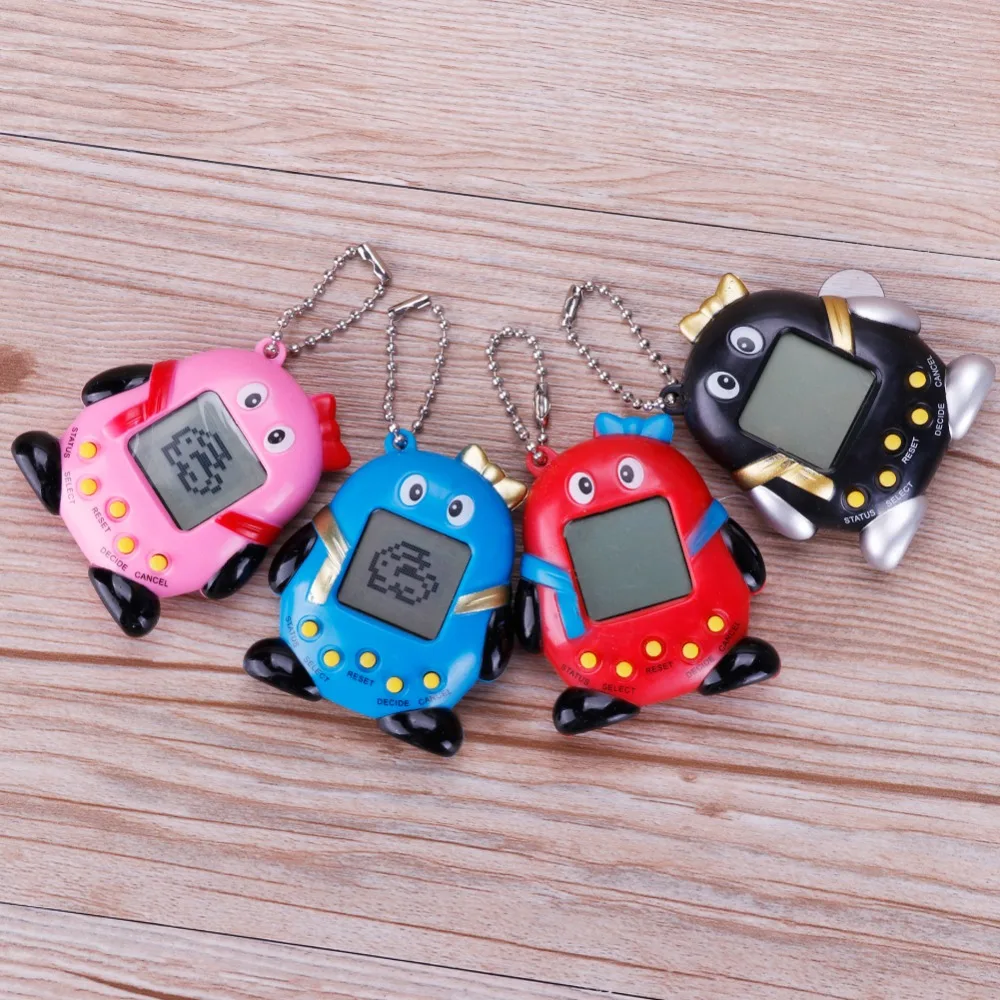 Random Color Creative Penguin 90S Nostalgic Tamagotchi Electronic Pets 168 Pets in One Virtual Cyber Pet Toy Funny Kid Gifts 4