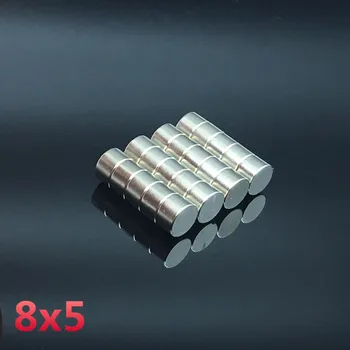 

50pcs Disc magnets 8x5 mm N35 Super Powerful Strong Rare Earth Neodymium Magnet 8*5 strong magnetic 8mmx5mm