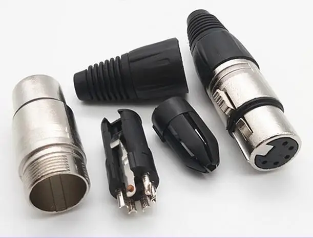 Бесплатная доставка 3 пары Neutrik аналог NC5MXX NC5FXX штекер гнездо 5Pin XLR коннектор с шт. и