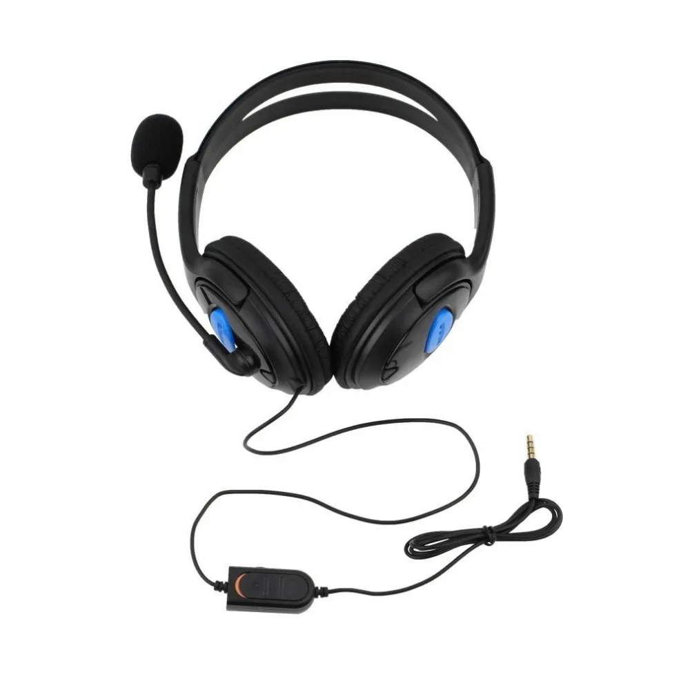 Gaming Headset Headphone For Playstation 4 Video Game Earphone With Microphone 3 5mm Jack Stereo For Sony PS4 Controller Headset