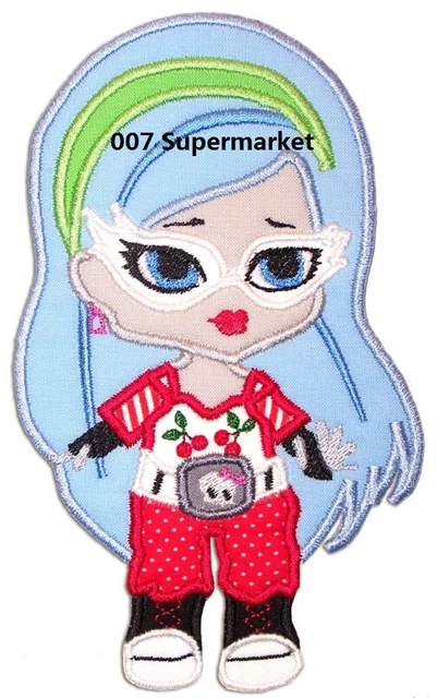 ghoulia yelps monster high dolls logo pink bow skull tv movie film cutie iron on patch - Ghoulia Yelps ghoulia yelps monster high dolls logo pink bow skull tv movie film cutie iron on patch - Ghoulia Yelps
