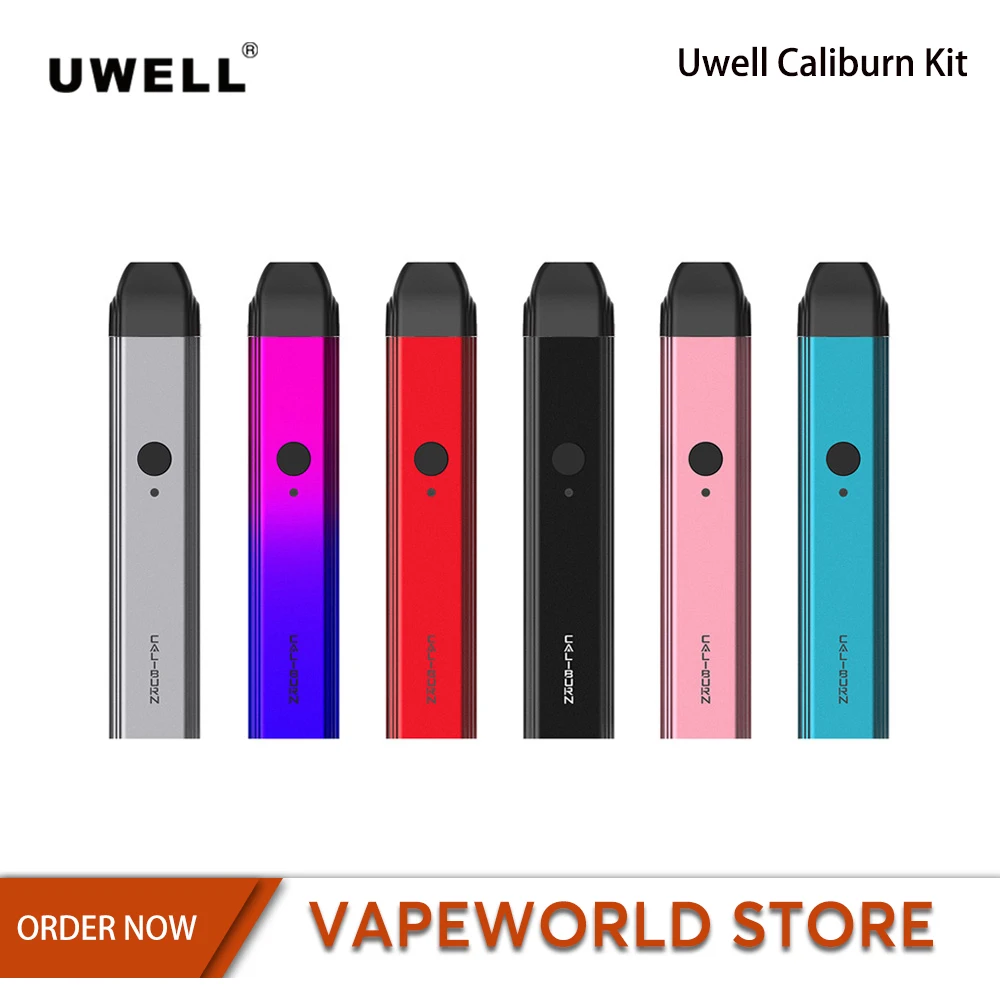 Uwell calibung Pod со встроенной батареей 2 мл 520 мАч испаритель для электронной сигареты