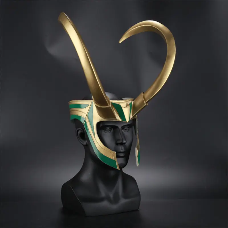 2017-Movie-Thor-3-Ragnarok-Loki-Laufeyson-PVC-Cosplay-Costumes-Mask-Helmet-Halloween-Prop (1)