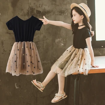 

Cute Girls Dresses Fashion Wedding Birthday Party Princess Dresses Baby Kids Clothes Robe Fille for 6 8 10 12 Years Vestidos