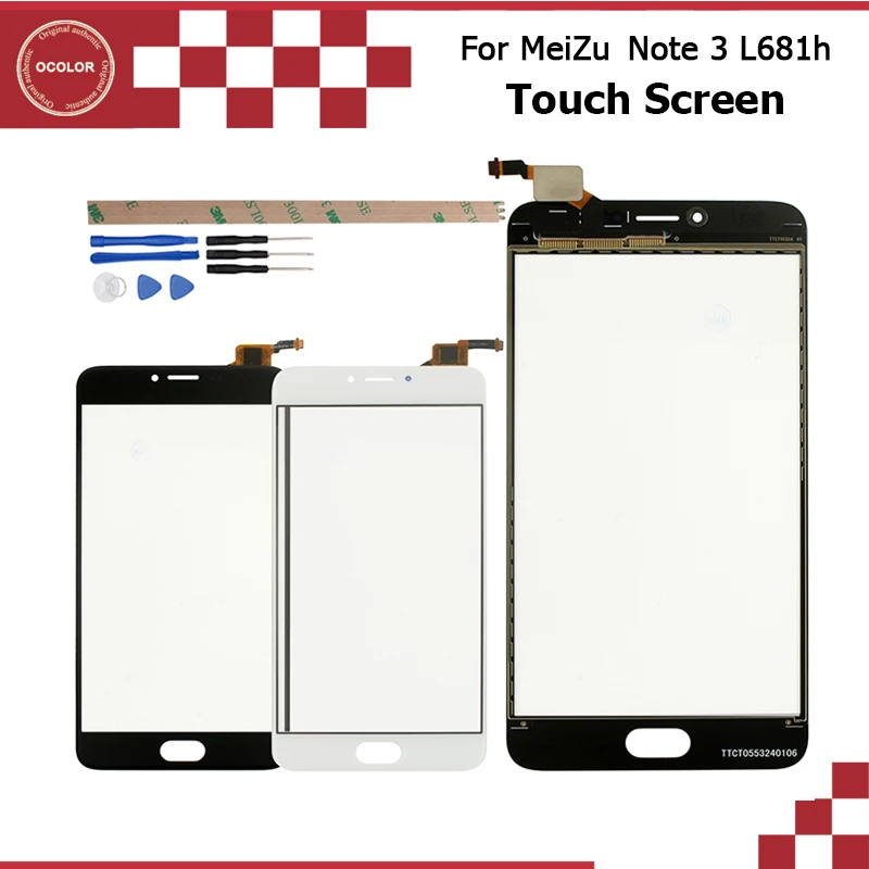Ocolor для Meizu M3 Note L681h Сенсорная панель дигитайзер Сенсорная Замена для Meizu M3 Note L681h аксессуары для телефонов