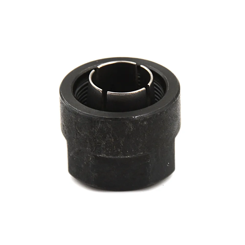 1pc Black 1/2" Collet Nut Plunge Router Parts 22.5x27mm Metal  With High Hardness