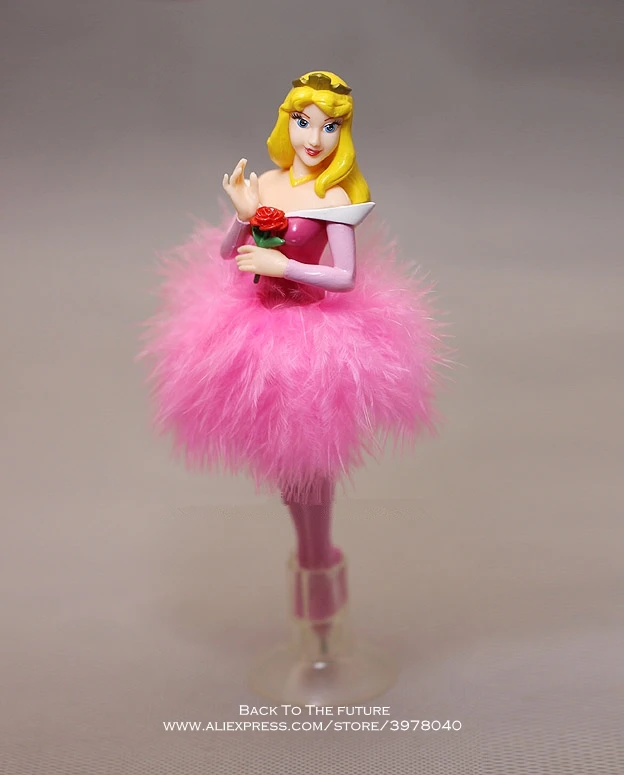 Disney Принцесса Золушка, Белоснежка, шариковая ручка 6 шт./компл. 19 см фигурку украшения ПВХ Коллекционная Статуэтка модели игрушки с дистанционным управлением подарок