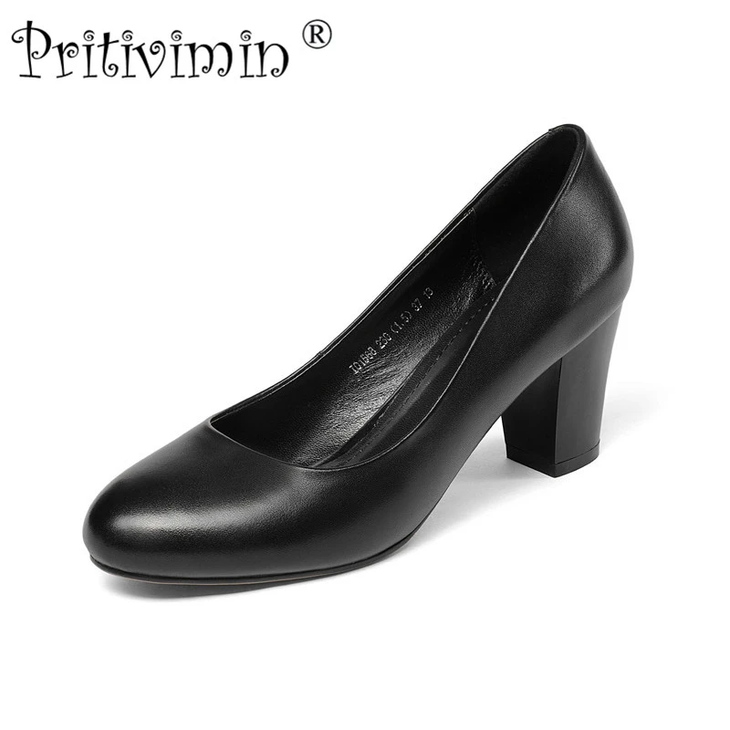 girls black leather pumps