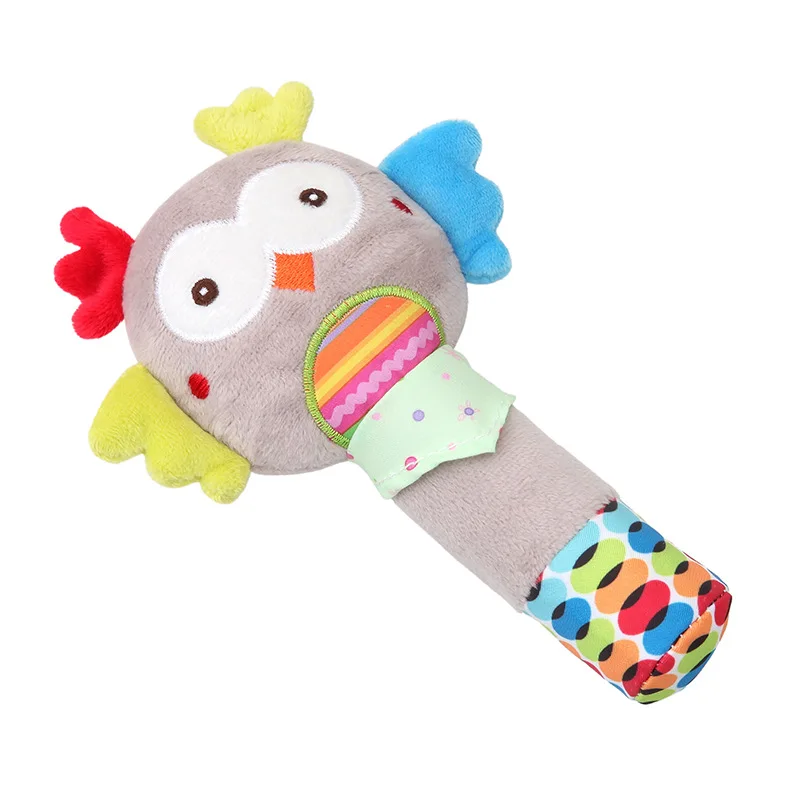 

Baby Rattle Mobiles Cute Baby Toys Cartoon Animal Hand Bell Rattle Soft Toddler Plush Bebe Toys 0-12 Months Gifts Newest