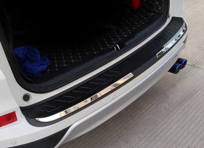Для Honda CR V CRV 2015 2016 Черная Пластиковая Задняя Крышка багажника Внешний бампер
