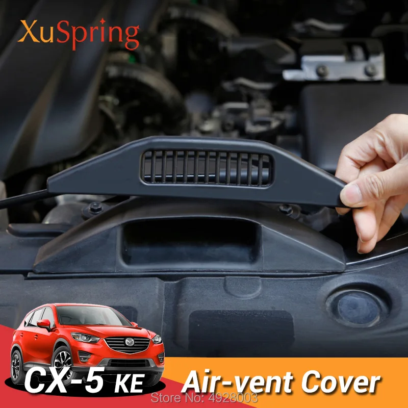 

Car Engine Air Inlet Vent Protective Cover Trim Stickers Protective Styling Accessories For Mazda CX-5 CX5 2013 2015 2016 KE