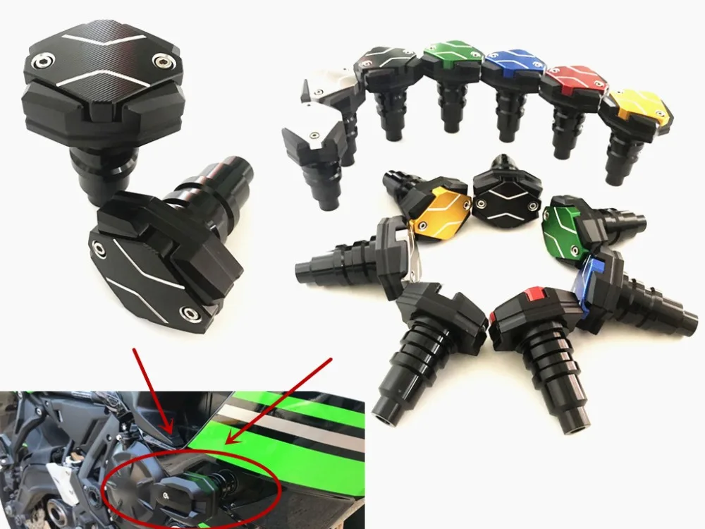 

Motorcycle Frame Sliders Screw Crash Pad Cover Falling Protector Guard for TRIUMPH DAYTONA 675 TRIPLE 1050 800 675 955 TT600 ST