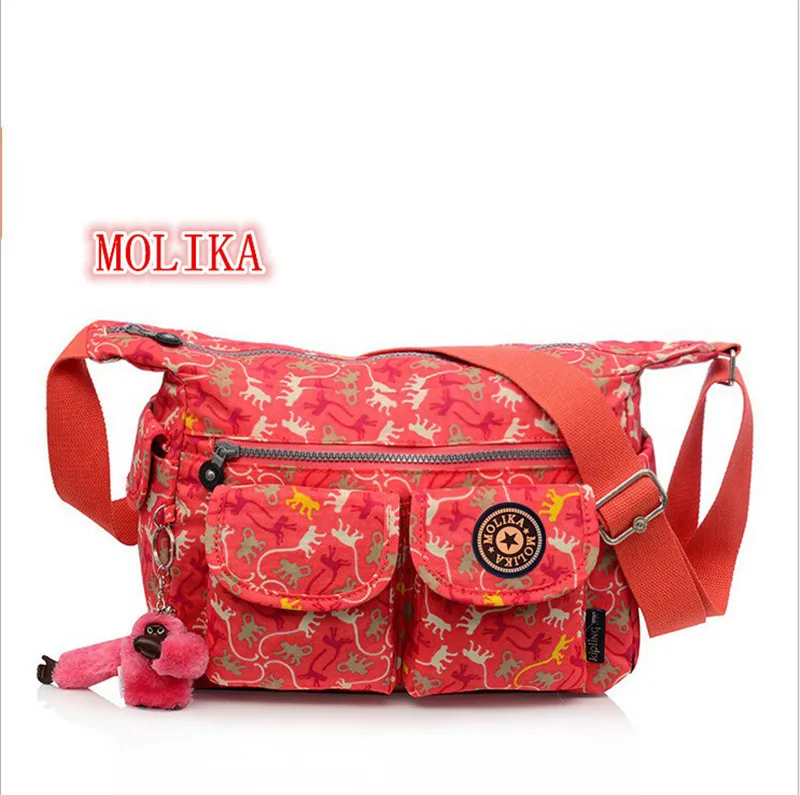 MOLIKA 21 Color Brand Monkey Shoulder Bag Nylon Ladies Travel Handbag