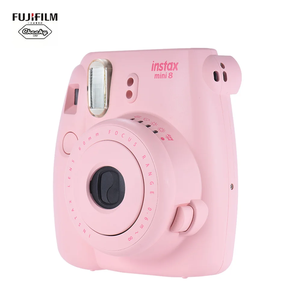 Оригинальная фотокамера Fuji Fujifilm Mini 8 Fujifilm Instax Mini 8, фотокамера моментальной печати, новинка, 4 цвета,, фотокамера моментальной печати - Цвет: Красный / розовый